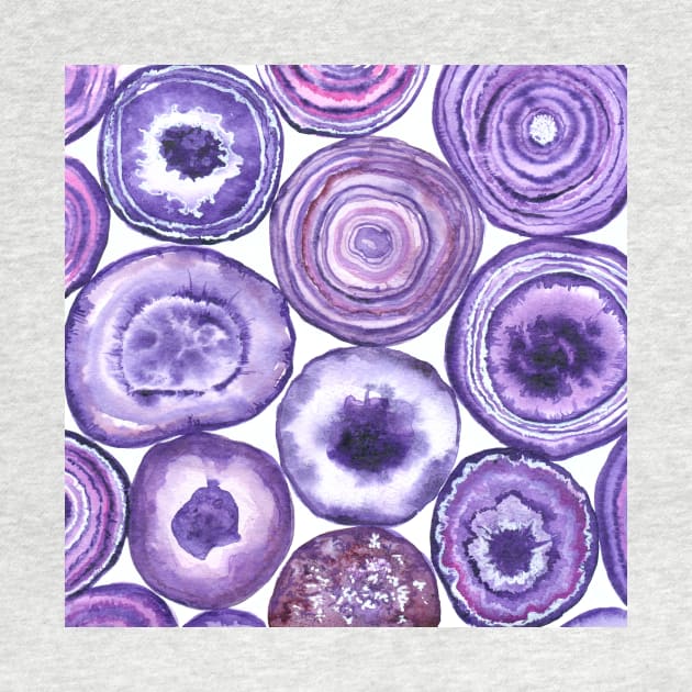 Purple agate pattern by katerinamk